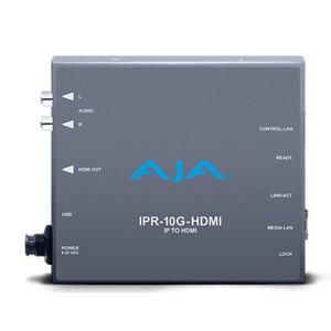 AJA IPR-10G-HDMI Bridging SMPTE ST 2110 Video and Audio to HDMI Converter