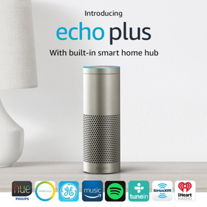 Amazon Echo Plus with Built-In Smart Home Hub, Silver - Adorama