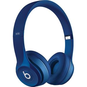 Beats by Dr. Dre Solo2 On-Ear Headphones, 3.5mm Plug, Blue - Adorama
