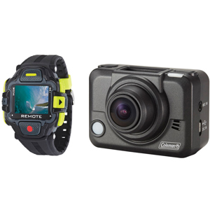 Coleman Bravo2 1080p Sports Camera Kit, Includes Color LCD Remote ...
