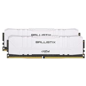 Crucial Ballistix 64GB(32GBx2) DDR4 3200 MT/s UDIMM Memory Kit, White