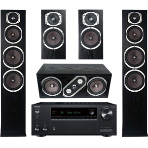 Onkyo TX-NR7100 Receiver + Energy 2x RC-70 Floors + RC-LCR Center + 2x RC-10 Bookshelves Speakers