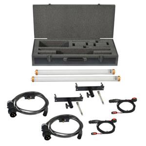 Film Gear LED Flo-Box Single 2' Twin Kit, Includes 2 LED Flo 2' T12 ...