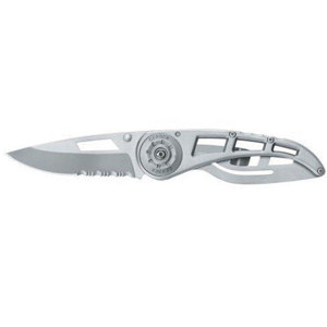 Gerber Ripstop Fine Edge Gerber Ripstop II Stainless Steel Folding Knife, Drop Point Serrated Edge