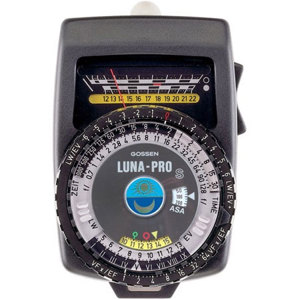 how to use luna pro light meter