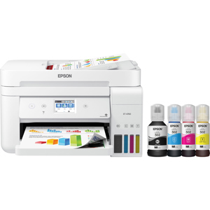Epson EcoTank ET-4760 All-in-One Cartridge-Free Supertank Printer w/ T502 Ink C11CG19204