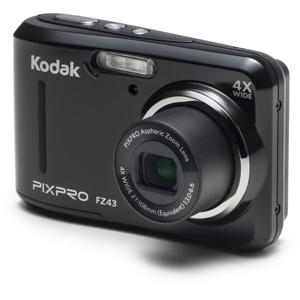 【新品・未使用】Kodak PIXPRO FZ43 ブラック Kodak PIXPRO FZ43 Friendly Zoom Digital Point & Shoot Camera, Black