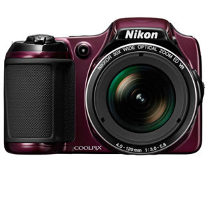 Nikon Coolpix L820 Digital Camera, Plum - Refurbished by Nikon U.S.A