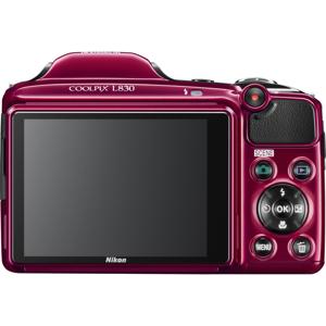 Nikon Coolpix L830 Digital Camera, Red - Adorama