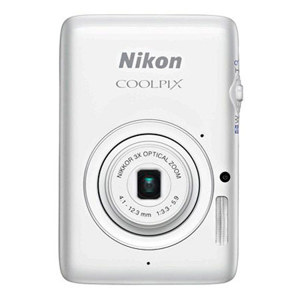 Nikon Coolpix S02 Digital Camera, White