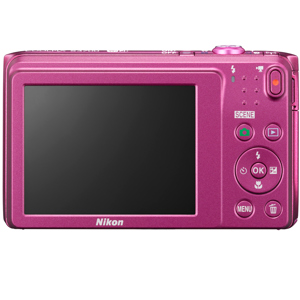 Nikon COOLPIX S3700 Digital Camera, Pink