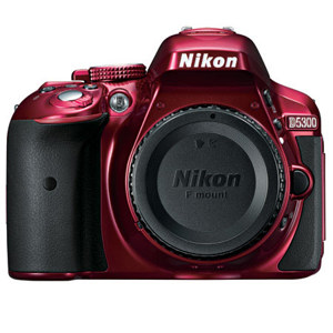 Nikon D5300 DSLR Body, Red 1520 - Adorama