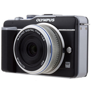 USED Olympus M. Zuiko Digital 17mm f/2.8 Lens - Silver - for Micro