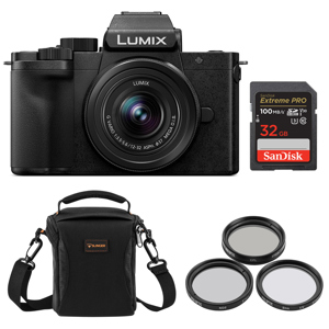 Panasonic LUMIX DC-G100D Mirrorless Camera with 12-32mm Lens