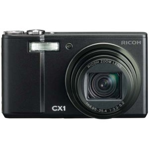 Ricoh CX1 Digital P&S Cam, 9.29MP w/7.1x Optical Zm,Blk