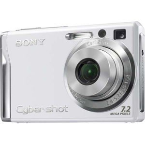 Sony Cyber-Shot DSC-W80 Point & Shoot Compact Digital Camera, 7.2