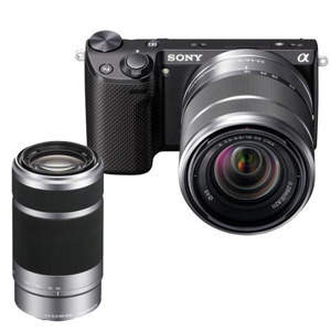 Sony Alpha NEX-5R Camera Kit & Sony 18-55mm Lens, Black