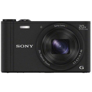 Sony Cyber-shot DSC-WX350 Digital Camera, Black With basic