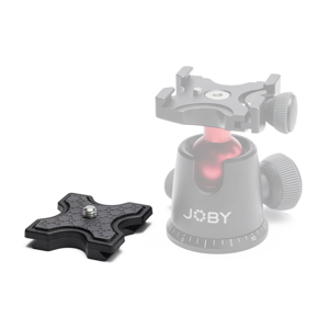 JOBY Quick Release Plate for GorillaPod Ball Head 5K, Black