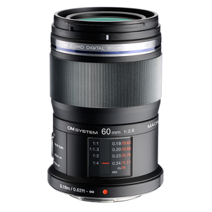 OM SYSTEM M.Zuiko Digital ED 60mm f/2.8 Macro Lens for Micro