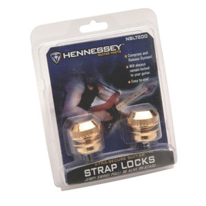 On-Stage NSL7200G Solid Brass Strap Lock, Gold 49782 - Adorama