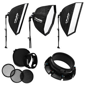 Profoto 2' Octagonal Off-Camera Flash Softbox - With Accessory Bundle ...