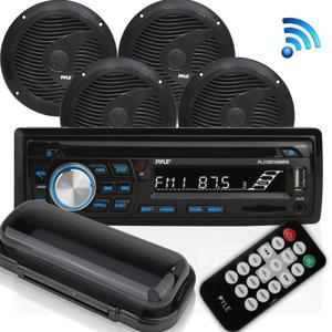 thumbnail image 2 of Bluetooth Marine Stereo Bundle With 4 Pyle Speakers, Antenna & Wire – 1 Year Warranty 2 of 2