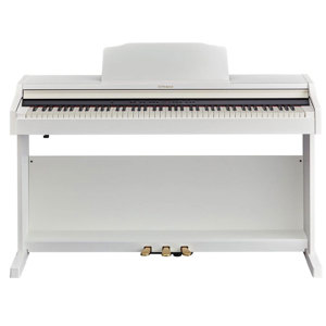 Roland RP-501R Digital Piano with Stand Bench Contemporary, Satin White