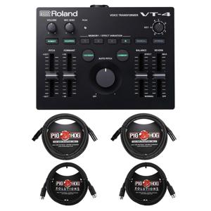Roland VT-4 Voice Transformer With 2x 6' 5-Pin MIDI Cable