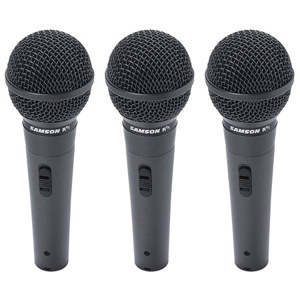 Samson R11 Hypercardioid Neodymium Vocal Microphone, 3 Pack - Adorama