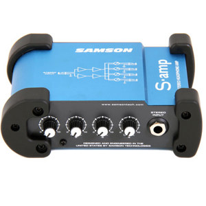 SAMSON S-amp ステレオヘッドホンアンプ 2台セット ヨドバシ.com ORB