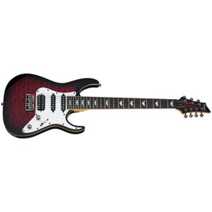 Schecter Banshee-7 Extreme 7-String Electric Guitar, Black Cherry