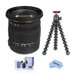Sigma 17mm - 50mm f2.8 EX DC OS HSM Lens f/Pentax - USA - w/Joby