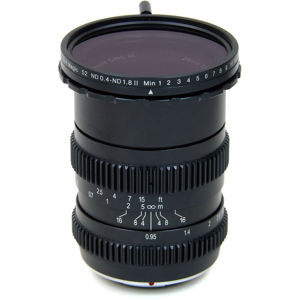 SLR Magic 25mm T0.95 Hyperprime Cine III Lens (MFT) with 52mm 0.4