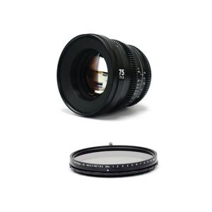 SLR Magic MicroPrime Cine 75mm T1.5 for Fuji X Mount W/SLR 82mm MK