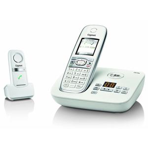 Siemens Gigaset AL410 – Schnurloses DECT-Telefon, Schwarz – Mit Adapter, Reichweite Bis 300 M Im Freien