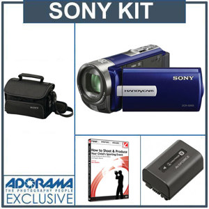 Caméscope Sony DCR-SX65 – Bleu – Parfait État – Occasion – Réf. 335EA0306
