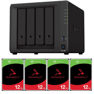 Synology DiskStation DS923+ 4-Bay NAS Enclosure w/4x 12TB
