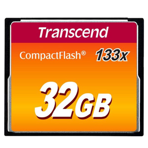 Transcend 32GB 133x High Speed CompactFlash CF Memory Card TS32GCF133