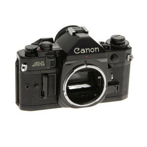 USED Canon A1 35mm SLR Manual Focus Camera Body, Black
