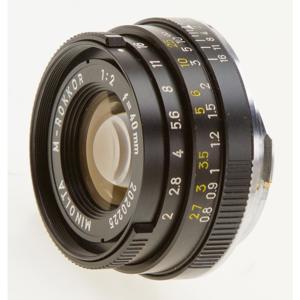 USED Minolta 40mm F/2 M-Rokkor Lens (Filter Size 40.5mm) for Leica CL