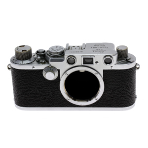 USED Leica III-F Black Dial Screw Mount Body - Chrome