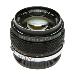 USED Olympus 50mm F/1.4 Manual Focus G-Zuiko Auto-S Lens