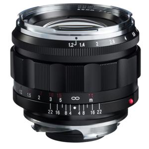 Voigtlander Nokton 50mm f/1.2 Aspherical VM Lens for Leica M, Black