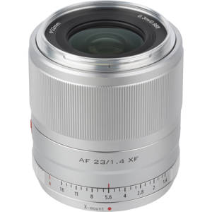 VILTROX 23mm F1.4 FUJIFILMフジフイルム X用 シルバー Viltrox AF 23mm f/1.4 XF Lens for Fujifilm X, Silver AF 23