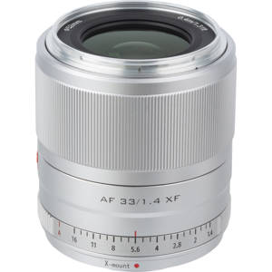 Viltrox ❗️AF 33mm F1.4 XF‼️ Viltrox AF 33mm f/1.4 XF Lens for Fujifilm X, Silver - Adorama