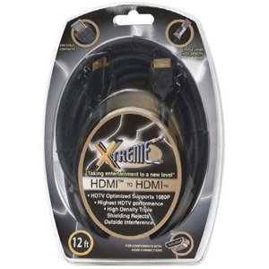 Xtreme Cables 73112 12' HDMI Male to HDMI Male Cable - Adorama