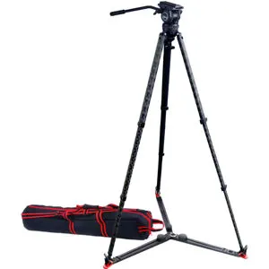 Acebil POLYPOD 7500G 3-Sec CF Tripod with CH4 Fluid Head & GS-3R Ground ...