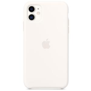 Apple Silicone Case For Iphone 11 White Mwvx2zm A Adorama