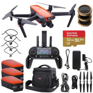Autel Robotics EVO Orange Quadcopter Drone + Adorama Bundle